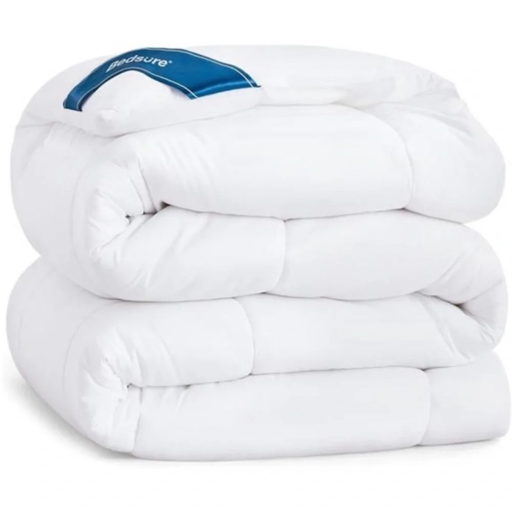 Queen Comforter Duvet Insert - Quilted White Comforters Queen Size, All Season